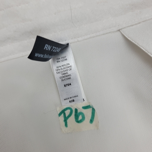 Felina white heavy strapless bridal shapewear corset w/ underwire & side boning - Picture 8 of 8